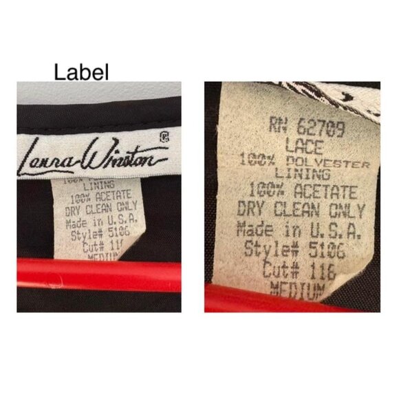 80s vintage black sequin lace embellished glam party cropped bolero jacket shrug - Picture 8 of 8